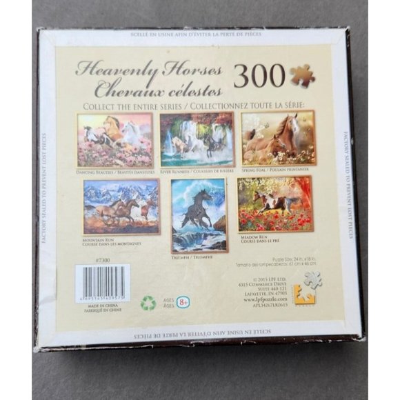 Heavenly Horses 300 Piece Puzzle Meadow Run - Picture 2 of 11